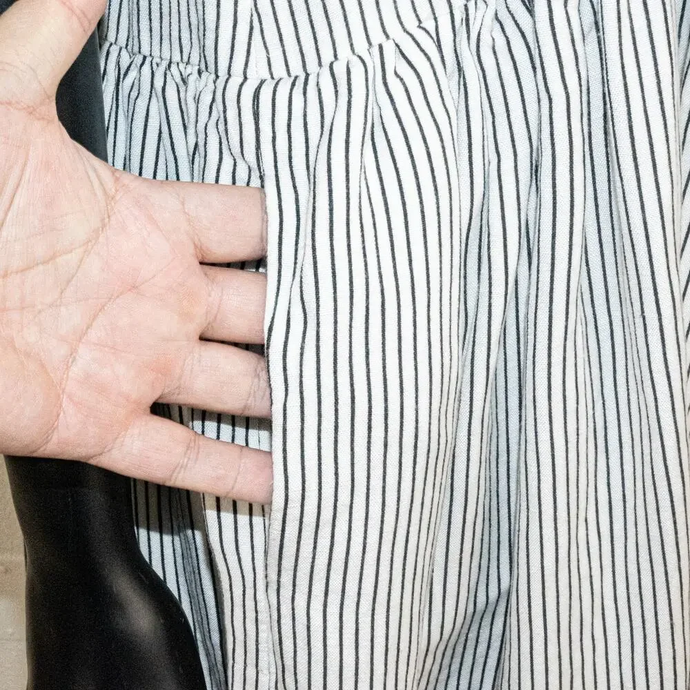HENRIK VIBSKIV Women's Going on Stripe Dress Linen Viscoze SS16 - Picture 10 of 11
